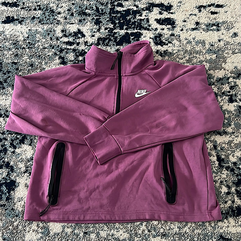 Nike crew neck with zipper